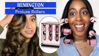 Beauty Editors test Remingtons PROluxe Heated Hair Rollers  Cosmopolitan UK [upl. by Zelde]