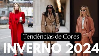 🔴 Tendência de Cores para Looks de Inverno em 2024 Dicas de como se vestir bem no próximo Inverno 🍂 [upl. by Nosro]