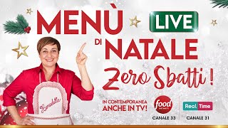 MENU DI NATALE quotZERO SBATTIquot in diretta 🎄 [upl. by Hsinam]