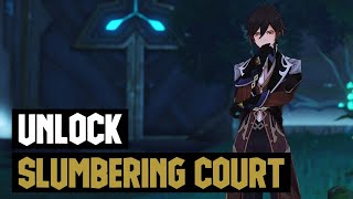 Unlock Slumbering Court Domain  Genshin Impact 23 [upl. by Vaules]