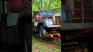 Abandoned Mack is Ours Now‼️ trucks trucker peterbilt scania trending viralvideo [upl. by Atteirneh942]