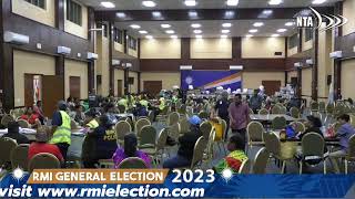 RMI General Election 2023 DAY 3 [upl. by Nodnrb]