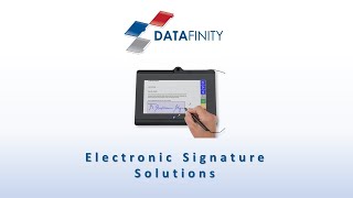 Datafinity ESignatures for Business Efficiency [upl. by Soane]