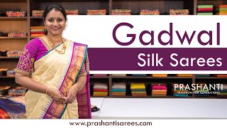 Gadwal Silk Sarees  Prashanti  30 August 2023 [upl. by Anoyek]