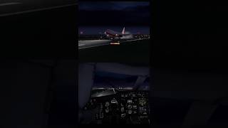 Air India B 767 cockpit storm landing aviation pilot rfs realflightsimulator landing plane [upl. by Wait]