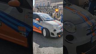 Fiat Abarth 500595💥Grande Punto Accelerating NicolosiSicilyItaly [upl. by Marbut]