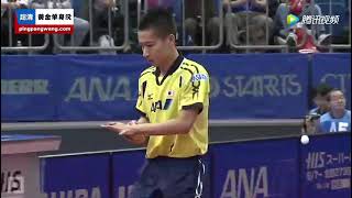 【卓球】2009年世界卓球 男子シングルス3回戦 吉田海偉 vsトキッチ [upl. by Ocsecnarf]