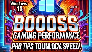 Windows 11 Gaming Secrets Fix Performance Issues Fast Boost Gaming Performance on Windows 11 [upl. by Bubalo]