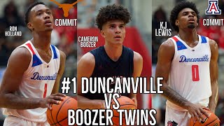 Ron Holland and KJ Lewis take on the Boozer Twins MUST SEE👀👀 DuncanvilleTX vs ColumbusFL￼🔥 [upl. by Camden]