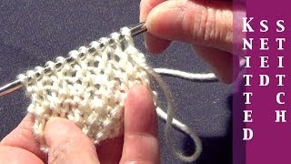 Knitted Seed  Moss Stitch [upl. by Yesrod]