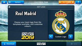 How To Import Real Madrid Logo And Kits In Dream League Soccer 2019 [upl. by Nuli]