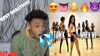 When We 👅😍  Tank  Choreography by Aliya Janell REACTION  Davine Jay [upl. by Modnar]