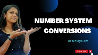 NUMBER SYSTEM CONVERSIONS  INTRODUCTION  IN MALAYALAM  DECIMAL  BINARY OCTAL HEXA DECIMAL [upl. by Eisle827]