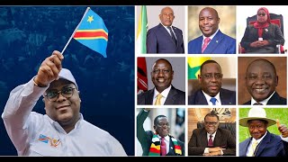 🛑 RDC PLUSIEURS CHEFS DÉTATS FÉLICITENT FELIX TSHISEKEDI POUR SA RÉÉLECTION [upl. by Dralliw]