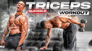 20 Minute Triceps Dumbbell Workout In 2024 [upl. by Perl]