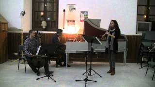 Leclair Sonata VIII à Trois — Sara Becerra recorder [upl. by Aroel]