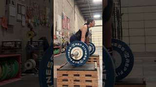 Block Clean Above Knee 65kg 143lbs [upl. by Harras538]