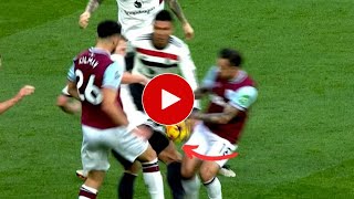 west ham penalty Vs man united  west ham penalty  Matthijs de Ligt foul amp Danny Ings penalty [upl. by Averell]