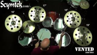 Scymtek Cymbals Vented Jingle Crashes [upl. by Kuehnel652]