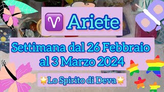 Ariete ♈️ settimana dal 26 Febbraio al 3 Marzo 2024🌟ariete oroscopo oroscopoariete aries viral [upl. by Yltnerb]