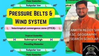 Pressure Belts amp Wind system Tropical EasterliesWesterliesPolar Easterlies Bilingual ANKITH SIR [upl. by Adelia]