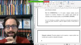 Direito civil Escada ponteana Eficácia  condição  aula 4 [upl. by Orola]