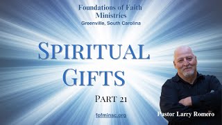 Spiritual Gifts  Part 21  Gift of Prophecy [upl. by Garbe]