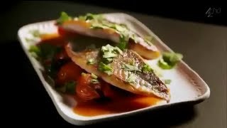 Experience Culinary Mastery with Gordon Ramsays Sea Bream with Tomato and Herb Salsa [upl. by Cilo]