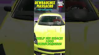 GTA 5 Online  Dewbauchee Massacro Customization gta5online gta5 dewbauchee dewbaucheemassacro [upl. by Hashum551]