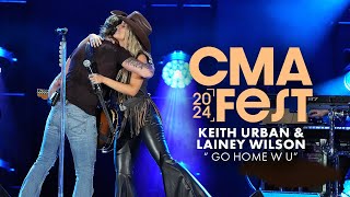 Keith Urban with Lainey Wilson – “GO HOME W U”  CMA Fest 2024 [upl. by Noyahs108]