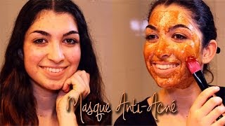 Tutoriel beauté  Masque au miel et à la cannelle contre lacné [upl. by Carma]