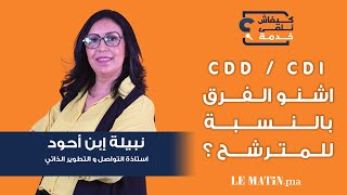 Contrat de travail  CDD ou CDI quelle différence [upl. by Ajoop315]