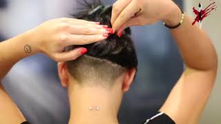 Tutorial su come raccogliere i capelli corti [upl. by Buckley]