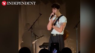 Watch Shawn Mendes’s emotional onstage tribute to Liam Payne [upl. by Hanselka]