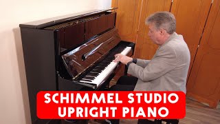 Schimmel Studio Upright Piano for Sale  Compact and Elegant [upl. by Ettezzus]