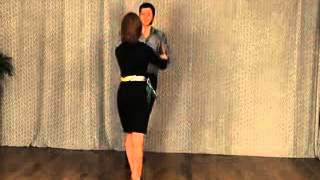 Hustle Crisscross Arms  Ballroom Dance Lesson Mandy Carlisle Ilya Velednitskiy 2518 [upl. by Esorlatsyrc]