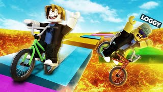 CHAPATI USED BIKE COMPLETE IMPOSSIBLE PARKOUR IN ROBLOX [upl. by Luebke]