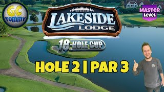 Master Hole 2  Par 3 East Lake Golf Club  Tour Championship Golf Clash Guide [upl. by Lasonde]