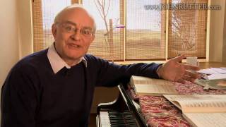 John Rutter on the Requiem 2 Liturgical settings [upl. by Adnwahs]