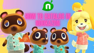 How to catalog items in Nookazon  Tutorial [upl. by Imled]