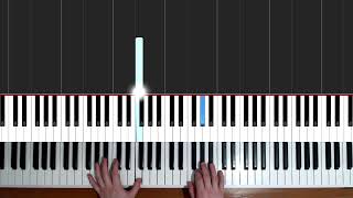 Taylor Swift  Cardigan  Piano Tutorial easy [upl. by Cornelius]