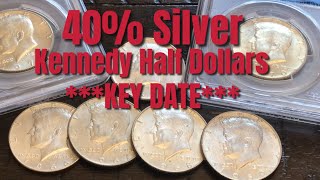 40 Percent Silver Kennedy Half Dollars Low Mintage  Everything You Need To Know [upl. by Nonnek222]