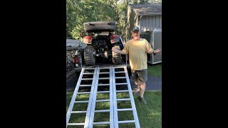 How to transport your ATV loading ramps in a Pickup Truck [upl. by Alrep]