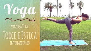 Torce e Estica  YOGA  intermediário  Pri Leite [upl. by Arvo]