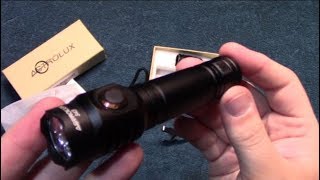 AstroLux S43 Flashlight Review [upl. by Atiuqam]