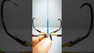 Fishing knot skills How to tie a big hook fishing shorts [upl. by Ruggiero73]