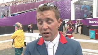 JO 2012  Interview de Simon Delestre  Finale par équipes  Equidia Life [upl. by Ylas]