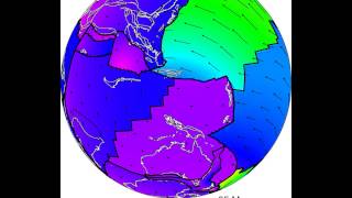 Southeast Asia plate tectonic evolution  plate velocities [upl. by Shaine]