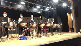 John Marshall High School Steel Band Distractions by Josh Garrett [upl. by Garv52]