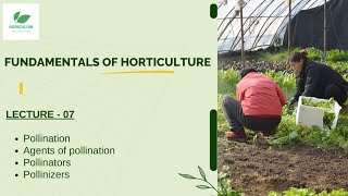 Fundamentals of Horticulture  Lecture 07 l Pollination Pollinators Pollinizers  Agriculum [upl. by Ainegue]